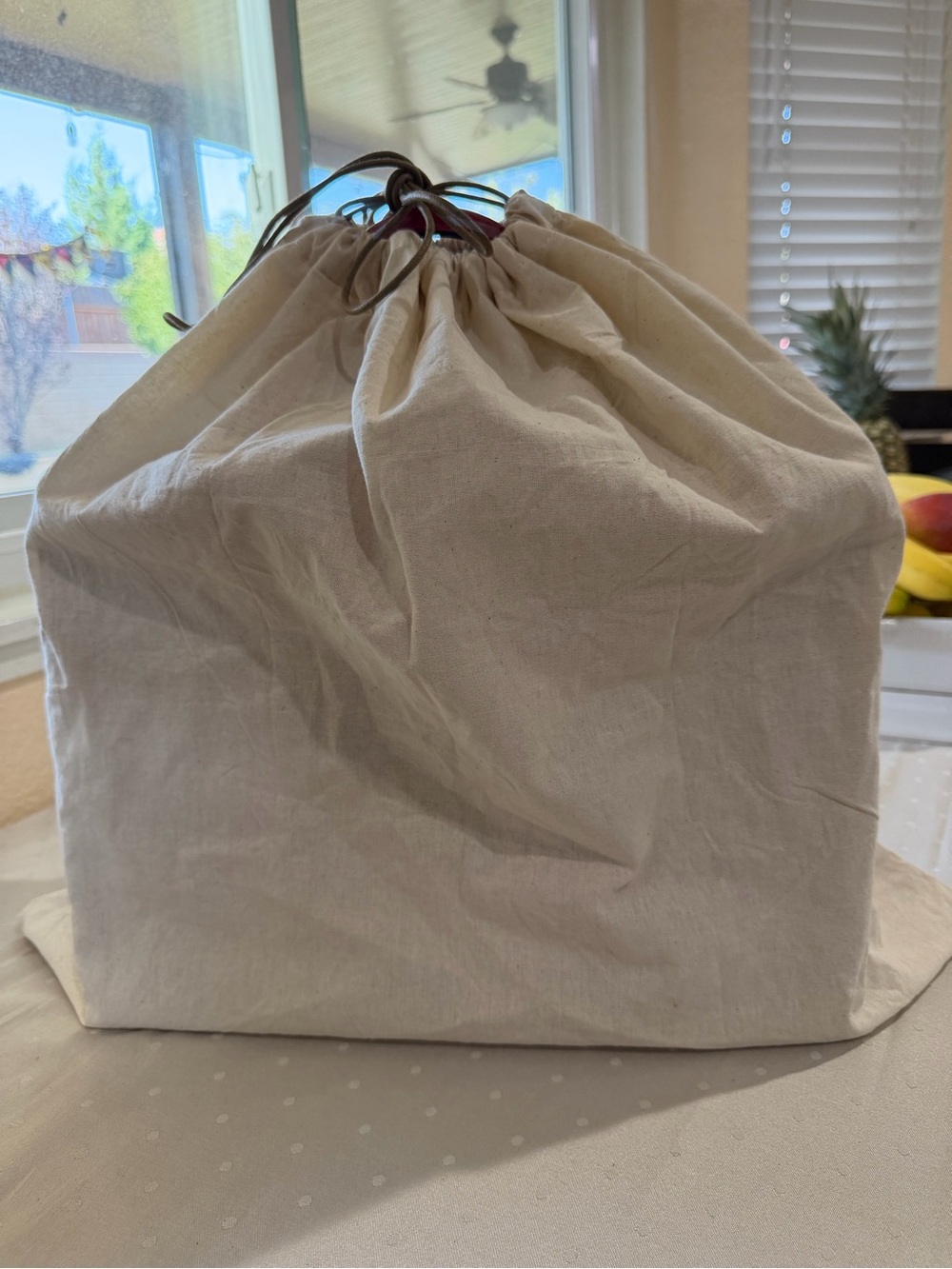 Michael Kors  Drawstring Dust Bag with Brown MK Logo - Picture 2 of 4